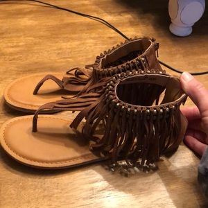 Fringe Sandals